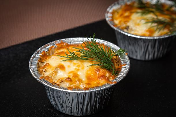 Жульен куриный с грибами